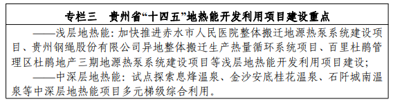 地大熱能：貴州新能源發(fā)展“十四五”規(guī)劃地?zé)嵬顿Y超100億！